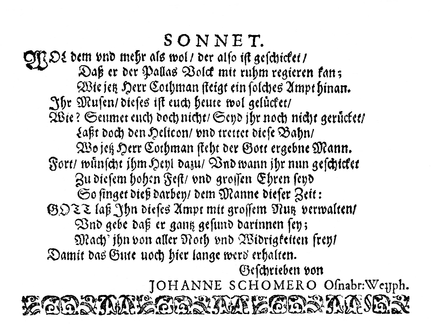 Sonnet (1639) Sonnet (1639)